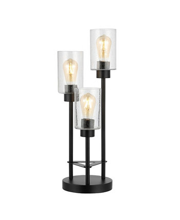 Axel Modern 3-Light Glass Современная промышленная светодиодная настольная лампа JONATHAN Y