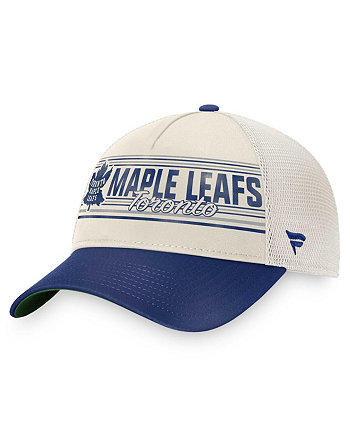 Мужская кепка Snapback цвета хаки и синего цвета Toronto Maple Leafs True Classic Retro Trucker Snapback Fanatics