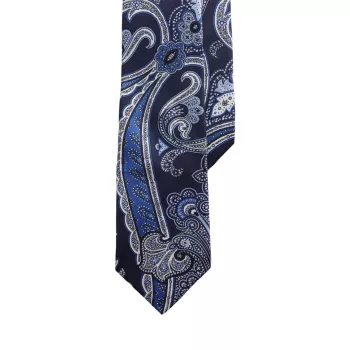 Шелковый галстук с пейсли Ralph Lauren