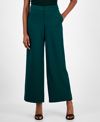 Women's Wide-Leg Mid-Rise Pants Tahari by ASL