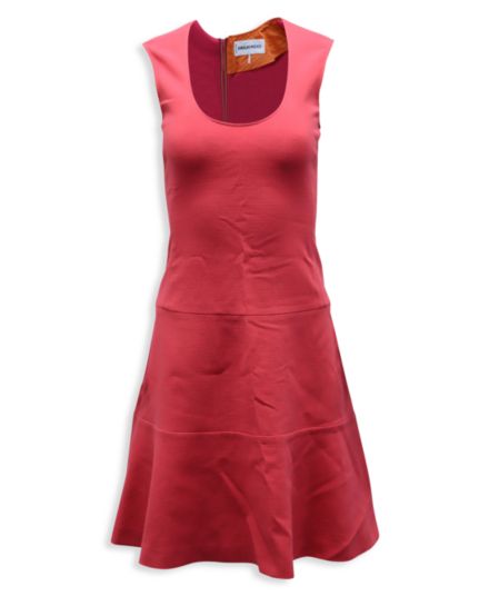 Розовое шерстяное платье без рукавов Emilio Pucci Emilio Pucci