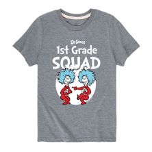 Футболка Dr. Seuss 1st Grade Squad для мальчиков 8–20 лет с рисунком Dr. Seuss