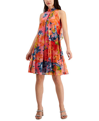 Женское платье-трапеция без рукавов с цветочным принтом Robbie Bee