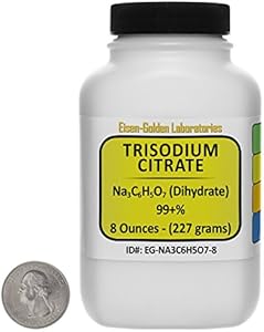 Trisodium Citrate [Na3C6H5O7] 99+% USP Grade Powder (Порошок) 8 Oz in a Space-Saver Bottle Eisen-Golden Laboratories