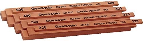 Gesswein GP (General Purpose) Finishing Stone Set - 12 Piece Gesswein