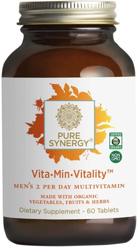 Pure Synergy Vita-Min-Vitality™ Мультивитамины для мужчин — 60 таблеток Pure Synergy