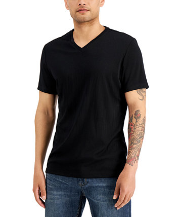 Мужская дорожная эластичная футболка с v-образным вырезом, созданная для Macy's Alfani