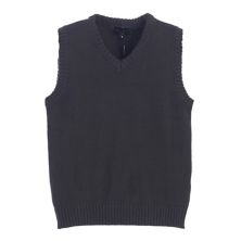 Gioberti Boy's V-Neck 100% Cotton Knitted Pullover Sweater Vest Gioberti