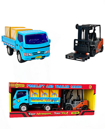 Комбинированная игрушка для грузовика и вилочного погрузчика Mag-Genius Big Daddy