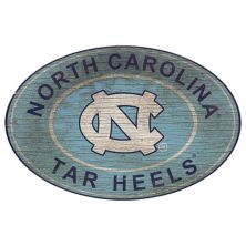 Овальный настенный знак «Tar Heels Heritage» штата Северная Каролина Fan Creations