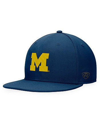 Мужская темно-синяя приталенная шляпа Michigan Wolverines Top of the World