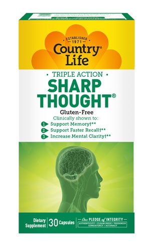 Sharp Thought™ -- 30 капсул Country Life