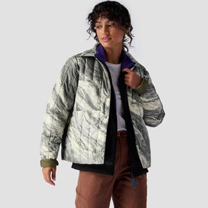Синтетическая стеганая куртка-рубашка с принтом Oakbury Backcountry