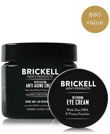 Мужские товары Brickell, 2 шт. Лучший набор для ухода за мужской кожей Brickell Mens Products