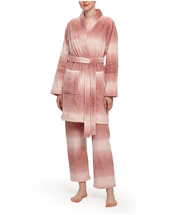 Женский комплект кимоно и брюк из блестящего бархатного лофта с принтом Ombre Mini Dobby, 2 предмета Berkshire