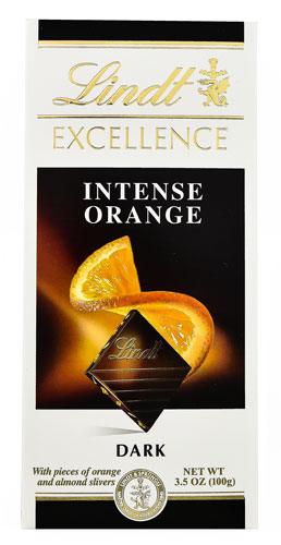 Шоколадный батончик Lindt Excellence с темным насыщенным апельсином — 3,5 унции Lindt