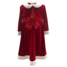 Комплект кардигана и платья Санта-Клауса Baby Girl Blueberi Boulevard Blueberi Boulevard