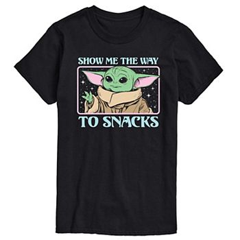 Men's Star Wars The Mandalorian Show The Way To Snacks Graphic Tee Star Wars