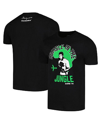 Unisex Muhammad Ali Black Rumble in the Jungle T-Shirt Contenders Clothing