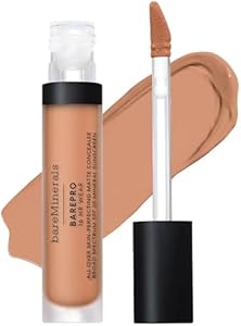 bareMinerals BAREPRO 16HR All Over Skin-Perfecting Natural Matte Concealer Mineral SPF 25 with Niacinamide, Conceals Dark Spots, Blemishes + Dark Circles Under Eyes, Safe for Sensitive Skin, Vegan BareMinerals