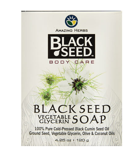 Amazing Herbs Овощное глицериновое мыло с черным тмином -- 4,25 унции Amazing Herbs