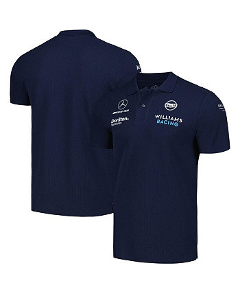 Мужская темно-синяя рубашка-поло Williams Racing CVC Media Umbro