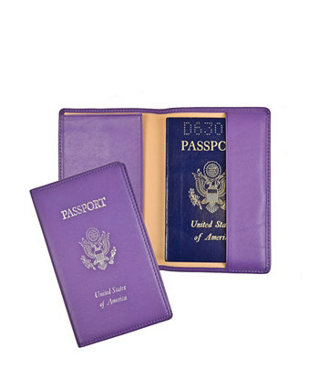 Защитный чехол для паспорта с тиснением фольгой ROYCE New York