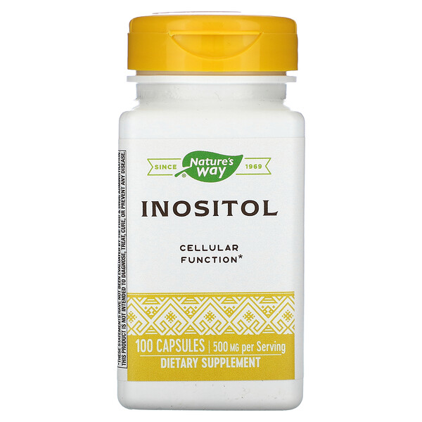 Инозитол - 500 мг - 100 капсул - Nature's Way Nature's Way