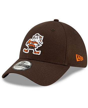Мужская коричневая кепка Cleveland Browns Team Classic 2.0 39THIRTY Flex New Era
