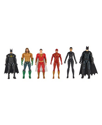 Ограниченная серия Dc Theatrical Multi-Pack, 6 культовых фигурок супергероев, высота 4 дюйма DC Comics
