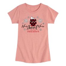 Girls 7-16 Peanuts Home Sweet Home Graphic Tee Licensed Character