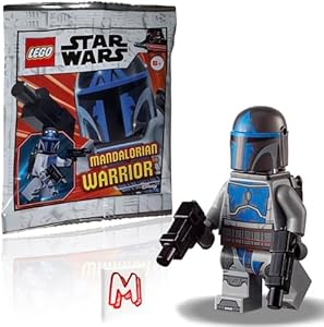 LEGO Star Wars The Clone Wars Minifigure - Mandalorian Loyalist Warrior with Dual Blasters (Limited Edition Foil Pack), 1 piece Lego