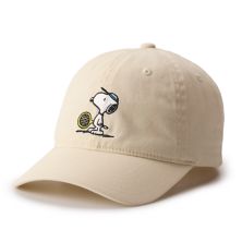 Мужская теннисная регулируемая шляпа для папы Peanuts Snoopy Licensed Character