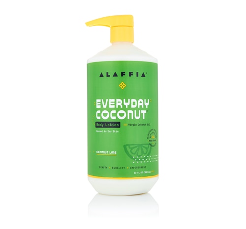 Alaffia Everyday Coconut Лосьон для тела с кокосом и лаймом -- 32 жидких унции Alaffia