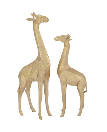 от Cosmopolitan Modern Giraffe Sculpture, набор из 2 шт. CosmoLiving