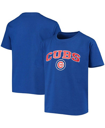 Термотрансферная футболка Big Boys Royal Chicago Cubs Stitches