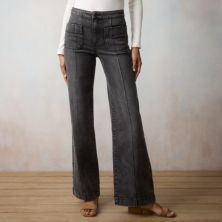 Женские широкие брюки LC Lauren Conrad с очень высокой талией LC Lauren Conrad