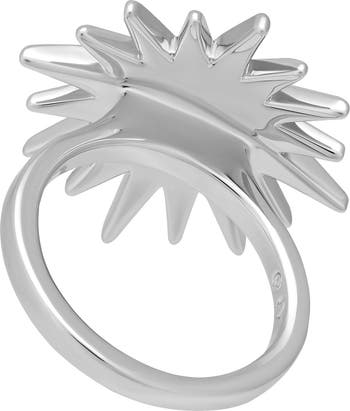 Кольцо Balthus с кристаллами Swarovski Starburst с родиевым покрытием Swarovski