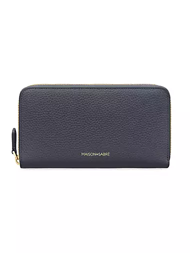 Long Leather Zip Wallet Maison de Sabre