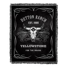 Yellowstone Dutton Ranch Jacquard Throw Licensed Character
