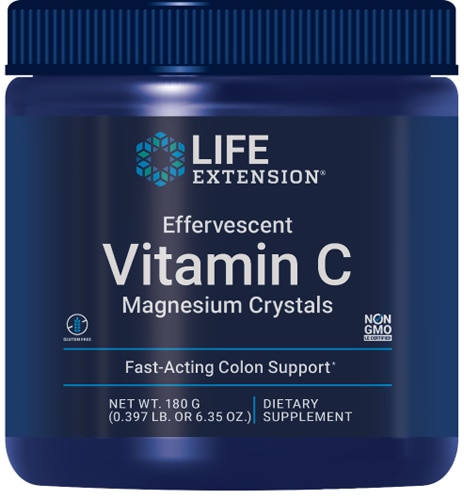 Life Extension шипучий витамин С - кристаллы магния - 6,35 унции Life Extension