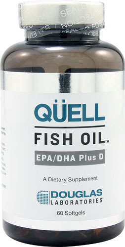 Quell Fish Oil EPA DHA Plus D -- 60 Softgels (Мягкие капсулы) Douglas Laboratories