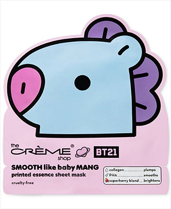 x BT21 BABY Smooth Like Baby Mang Тканевая маска-эссенция с принтом The Creme Shop