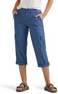 Lee Women's Ultra Lux Comfort with Flex-to-go Cargo Capri Pant Lee