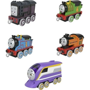 Thomas & Friends Adventures Engine Pack, Set of 5 Push-Along Train Play Vehicles for Preschool Kids Thomas & Friends