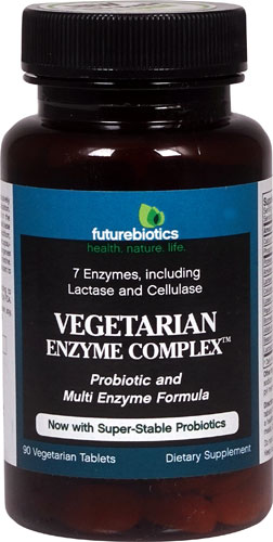 Futurebiotics Vegetarian Enzyme Complex™ -- 90 вегетарианских таблеток FutureBiotics