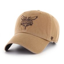 Мужская регулируемая кепка для бейсбольного стадиона Charlotte Hornets '47 светло-коричневого цвета Unbranded