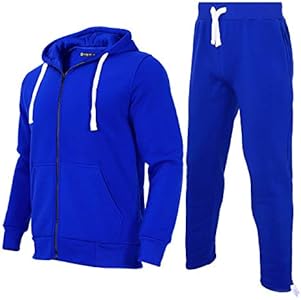 Men's Tracksuits Sweatsuits 2 Piece Casual Sweat Jogging Suit Set Athletic Full Zip Hoodies and Sweatpant Outfits Fixha