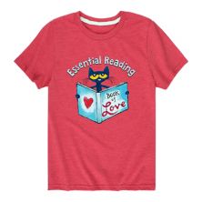 Boys 8-20 PTC The Book Of Love Graphic Tee Pete the Cat