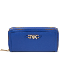 Бумажник AK с изогнутой молнией вокруг массивного AK Anne Klein